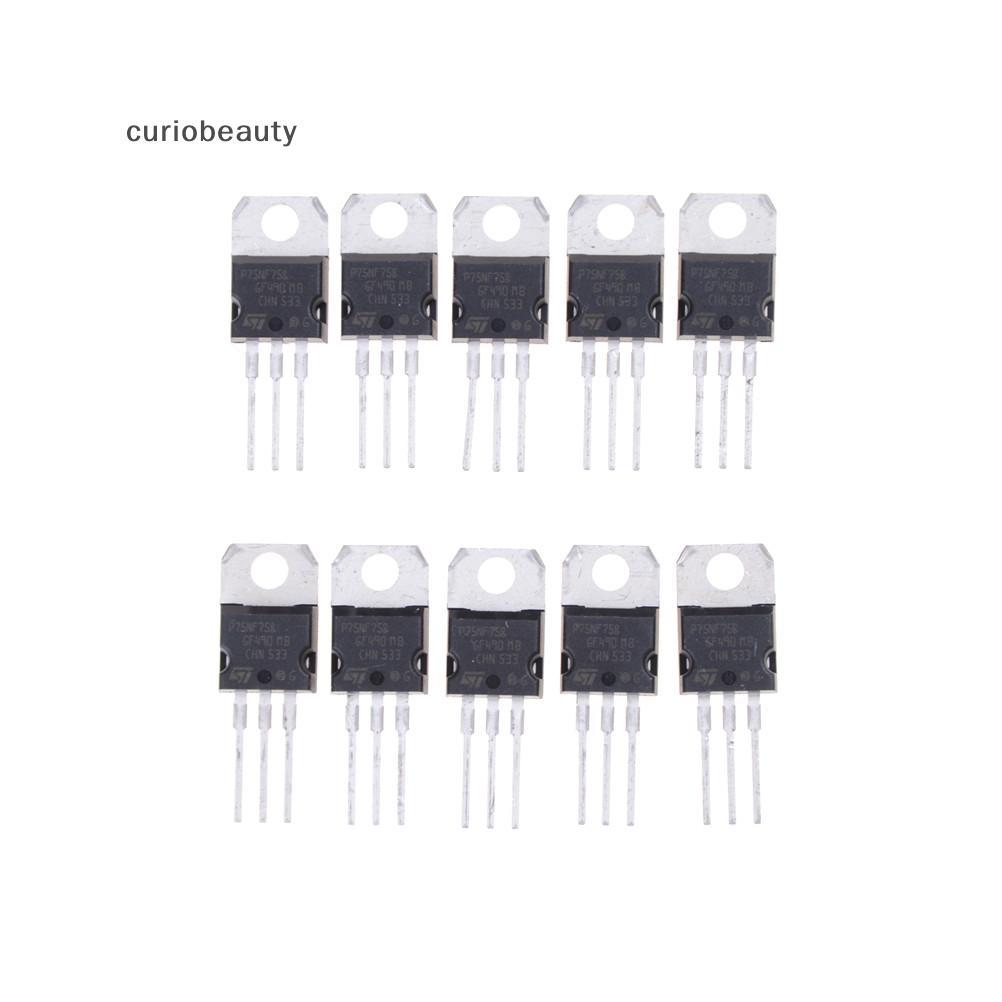 [CURUI] 10 CÁI P75NF75 P75N75 STP75NF75 TO-220 bóng bán dẫn oril {curiobeauty}