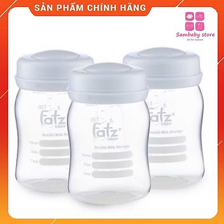 Set 3 bình sữa 150ml Fatzbaby an toàn không BPA chống sặc núm ti mềm cho bé chính hãng