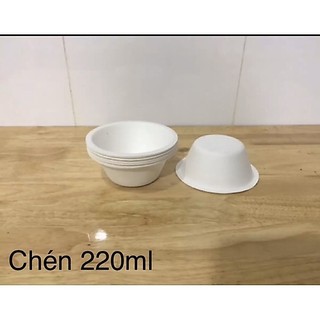 Set 10 chén giấy bã mía 220ml