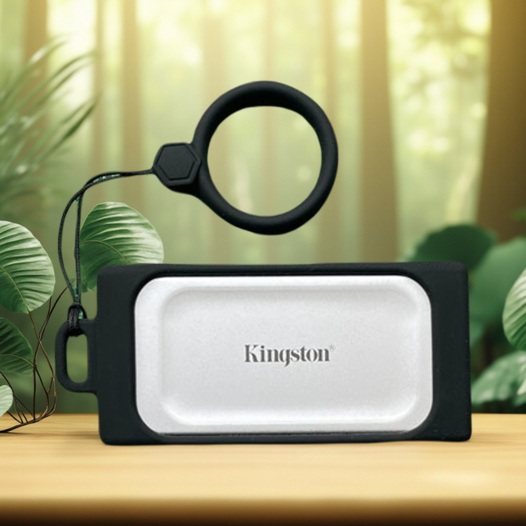Thích hợp cho KingSton / KingSton XS1000 / XS2000 Vỏ silicon PSSD Vỏ bảo vệ Túi chống sốc Túi lưu tr