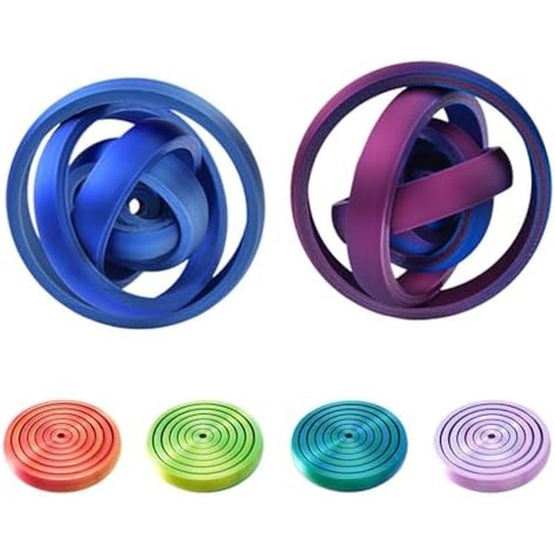 Đồ chơi Spinner cầu vồng, Magic Rainbow Spinner, Fidget Spinner, Ring, Đồ chơi con quay hồi chuyển, 