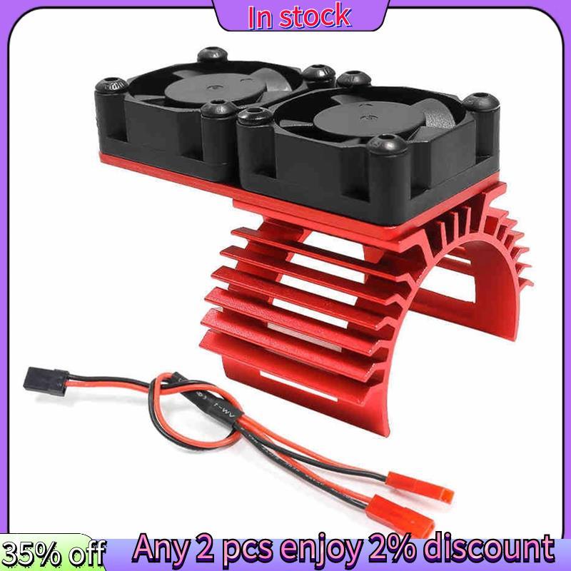 Còn hàng-Motor Quạt làm mát kép Tản nhiệt 380 540 550 3650 3660 Tản nhiệt 36mm RC Xe vận chuyển một 
