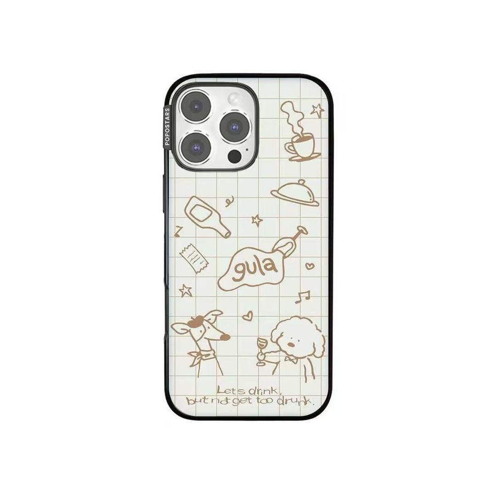 Ốp lưng iPhone 13/14/15/16/17 Plus/Pro/Pro Max họa tiết chó con đa dạng chủ đề phiên bản gương / thư