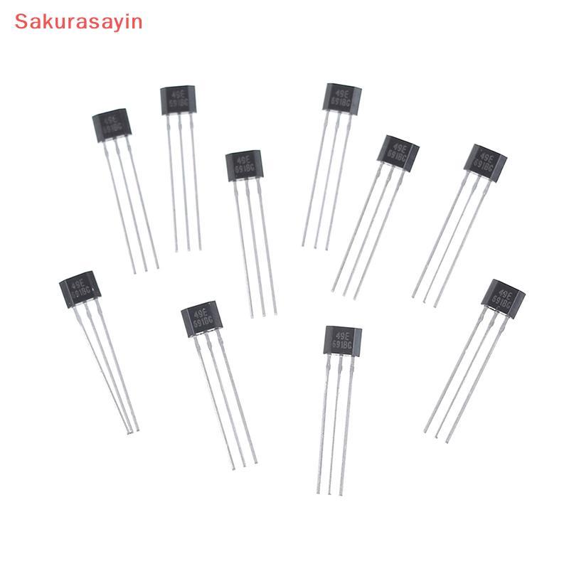 {Sakurasayin} 10 chiếc Hall element 49E OH49E SS49E Cảm biến tuyến tính Cảm biến Hall mới