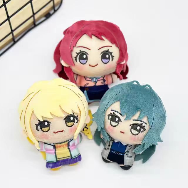 [FJ] Búp bê sang trọng Nui 10cm Gakuen Idolmaster | Chibi Sao Biển Cotton Nhồi Bông Móc Khóa Túi Mặt
