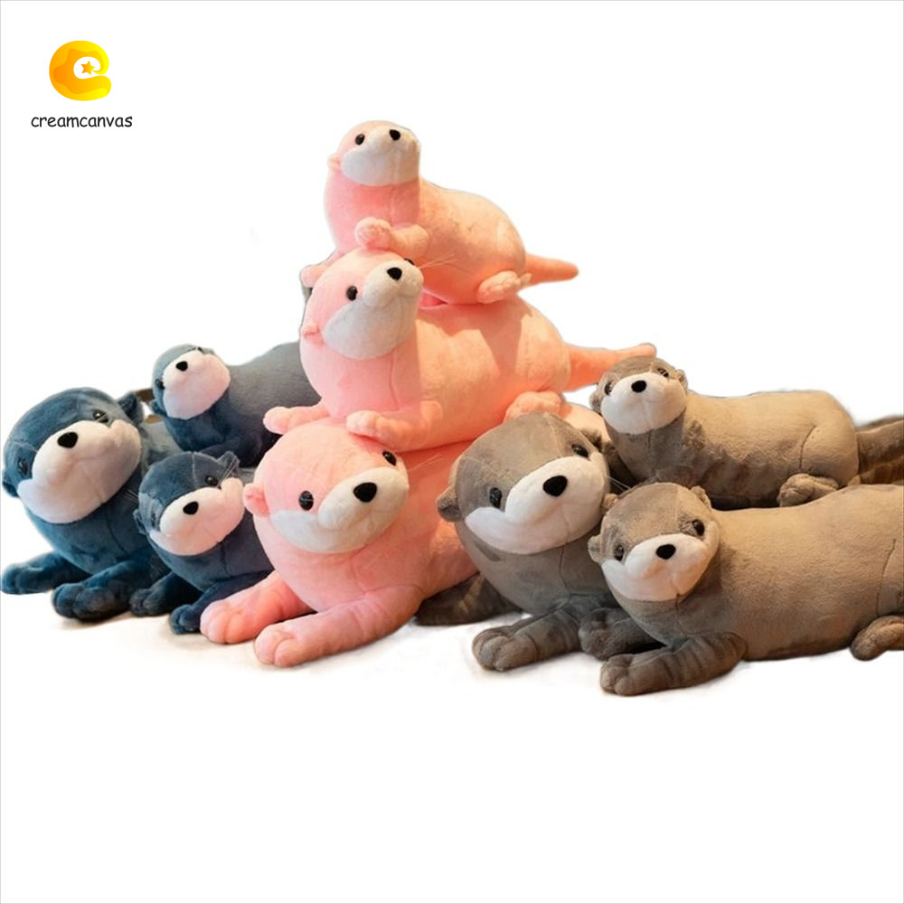 KEMCANVAS​ Otter Sang Trọng Đồ Chơi Mềm Mại Trang Trí Phòng Otter Búp Bê Nhồi Bông Sloth Gối Sống Độ