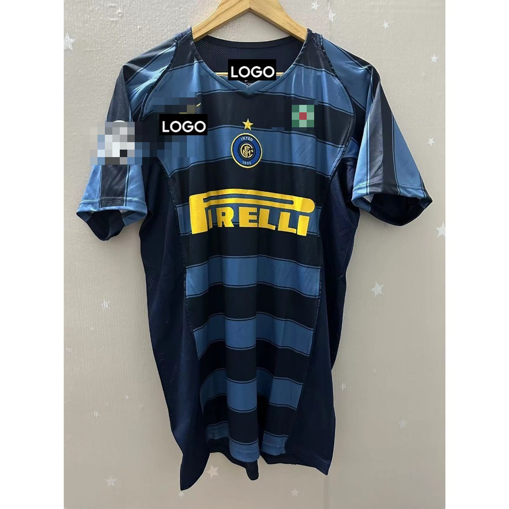 [Phong cách mới] 04-05 Inter Milan ADRIANO VERON Áo thun bóng đá cổ điển thứ ba chất lượng hàng đầu 