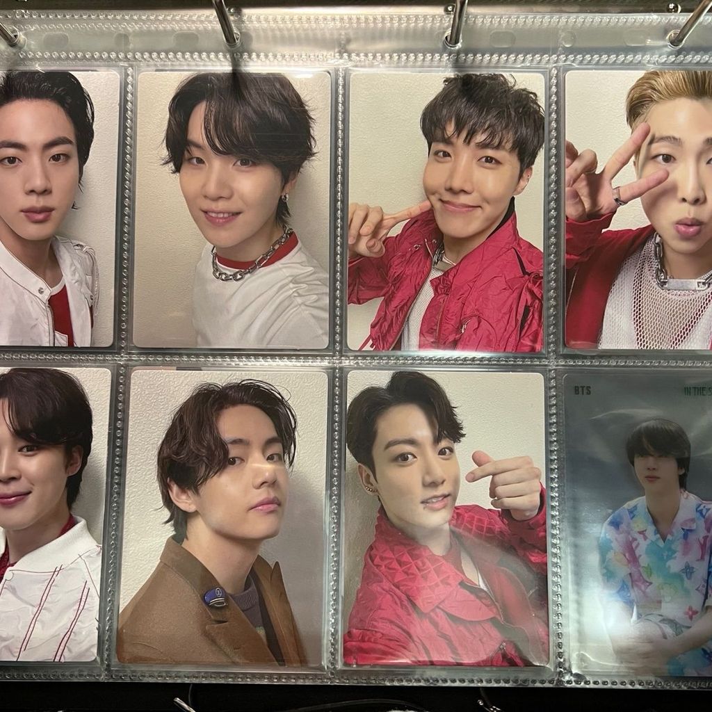 Bts BTS merch box9 thẻ nhỏ thẻ bốn inch sản phẩm chính hãng
