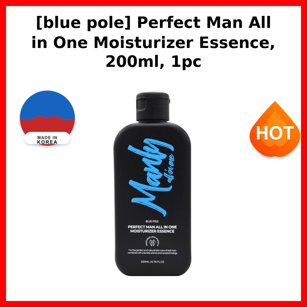 [blue pole] Tinh chất dưỡng ẩm Perfect Man All in One, 200ml, 1pc / Kem dưỡng ẩm Hàn Quốc / All in O