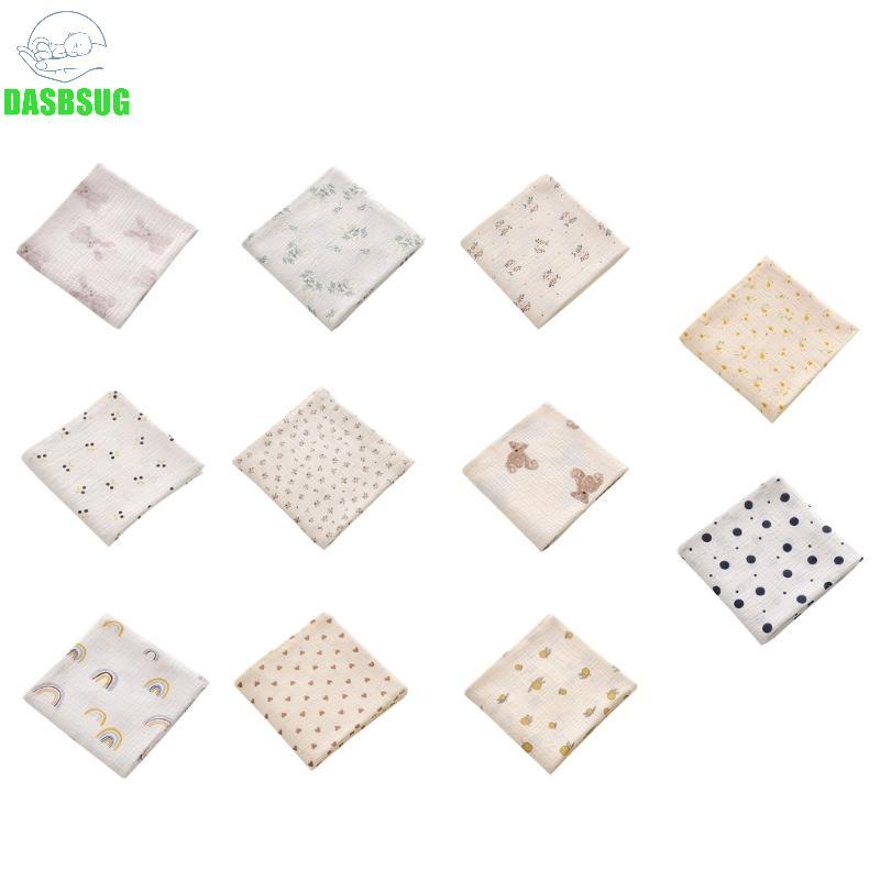 DASBSUG Baby Swaddle Chăn Muslin mềm mại thoáng khí cho bé trai- Bé gái- Vải Muslin
