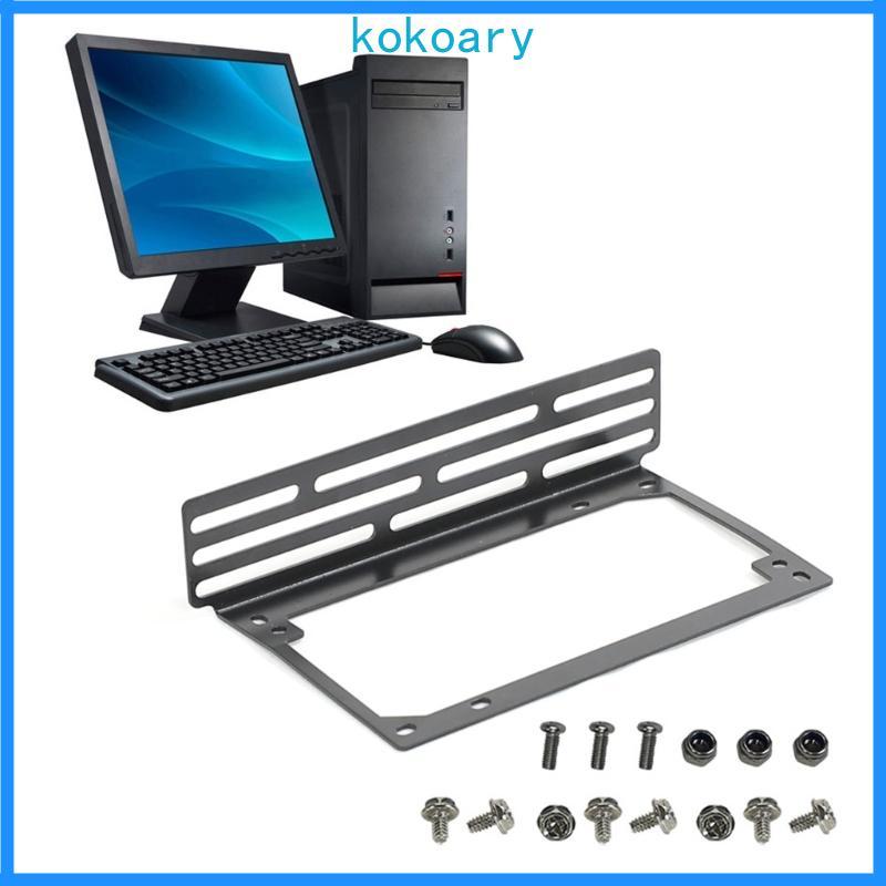 Giá đỡ nguồn PSU thực tế KOK NR200 D Type trong khe cắm quạt ATX SFX trong vỏ PC