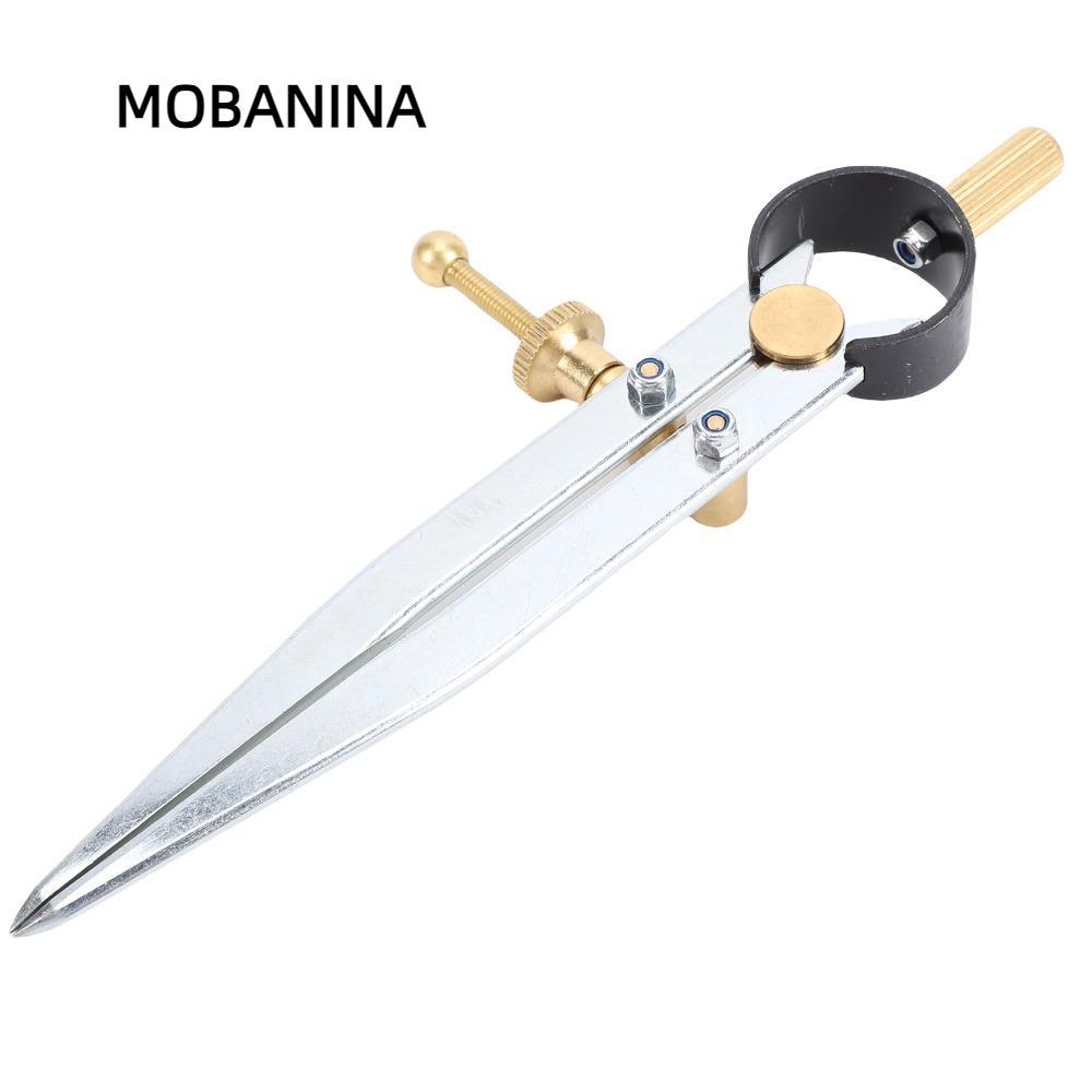 MOBANINA Wing Divider Caliper, Đồng thau Fulcrum Flat Leg Shape Spring Divider Caliper, Có thể điều 