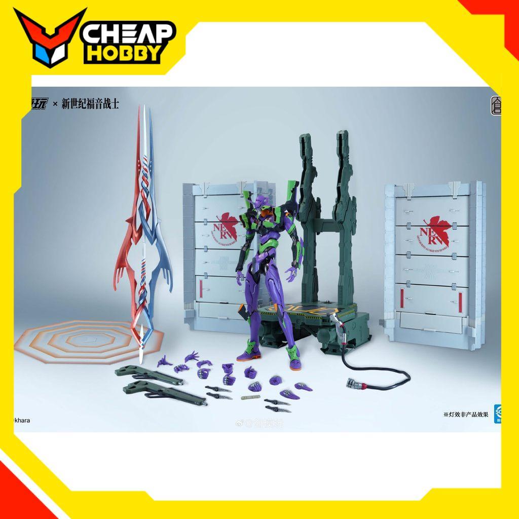 Mô Hình Lắp Ráp Evangelion Unit 01 EVA-01 Deluxe Ver. của (Tron Model)