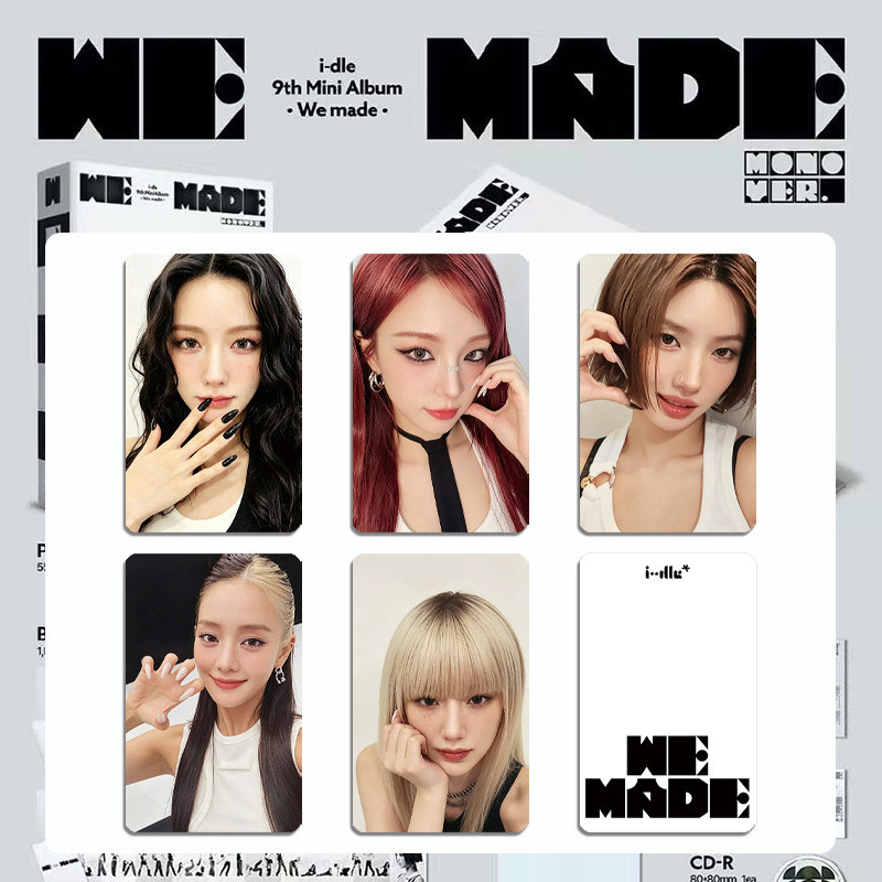 1-13 chiếc IDLE Chúng tôi đã làm Album Mini thứ 9 Lomo Cards SYNCOPATION Động lực YUQI PPMQ CHÚNG TÔ