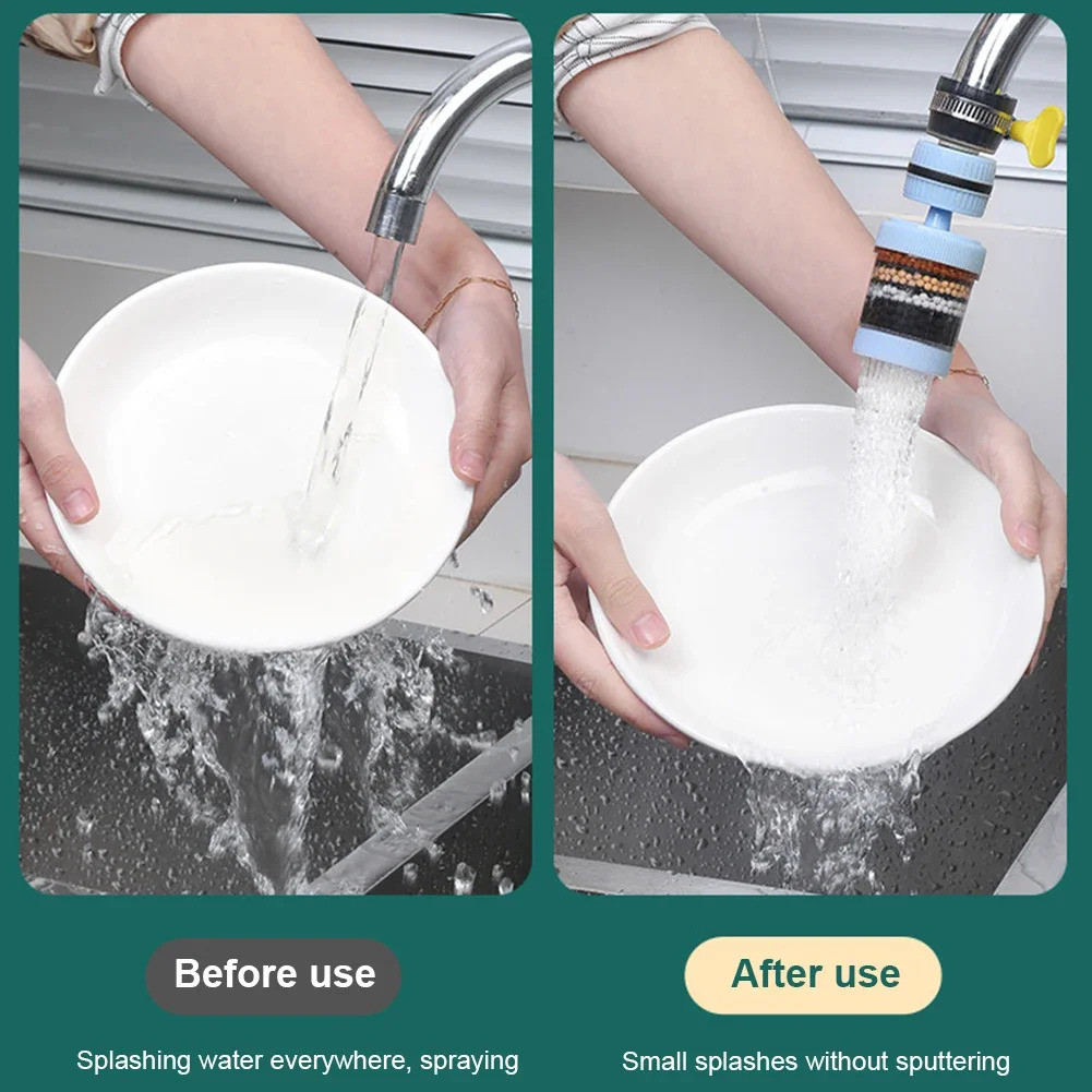 Faucet Filter Easy Maintenance Mess-Free Washing Tap Water Filter Dishwashing