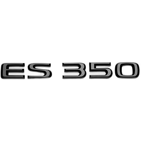 3D Bóng Đen ABS Chữ cái ES200 ES250 ES260 ES300 ES350 ES300h ES350h ES350L Biểu tượng cho Nhãn dán L