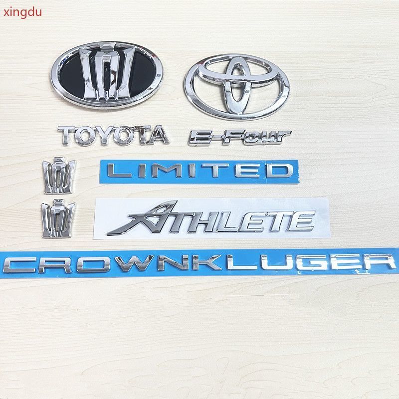 Logo Crown Land Cruiser mới CROWNKLUGER Logo tiếng Anh E-Four ATHLETE GIỚI HẠN Logo