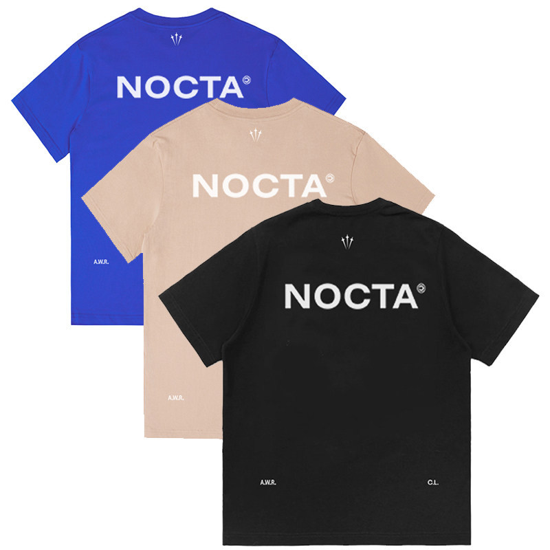 NOCTA Cổ Điển Chữ In Logo Nam Nữ Golf Thể Thao Giải Trí Hợp Thời Trang Rời Áo Thun Tay Ngắn0730