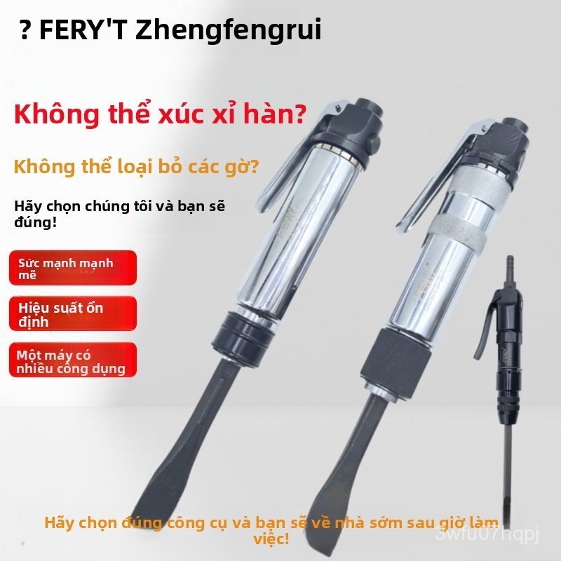 Súng đục khí nén thẳng Fengrui CZ2 tẩy gỉ xỉ hàn thợ hàn búa hơi đa năng bền đẹp