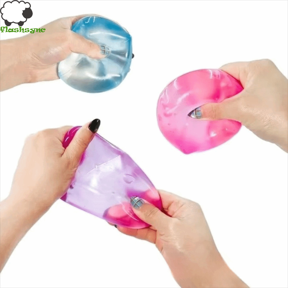 FLASHSYNC Ice Cube Squishy Đồ chơi Squishy, Đồ chơi Fidget Ice Cube tự động có thể giặt được, Fidget
