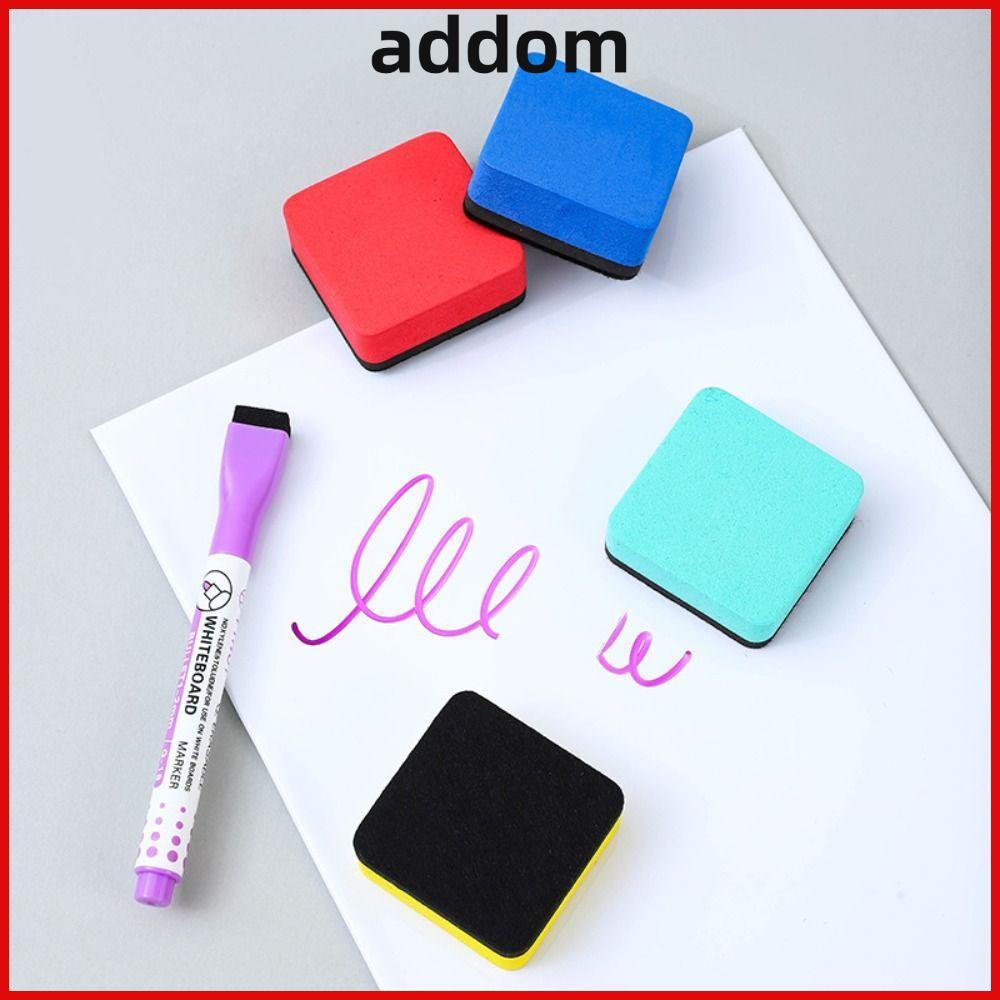 ADDOM Whiteboard Dry Eraser, Vuông Nhiều Màu Bảng Trắng Tẩy, Di Động Marker Cleaner Văn Phòng Trường