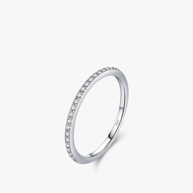 [Có chứng nhận GRA] Nhẫn hàng Moissanite bạc S925 VVS1 Clarity D Color Full Set Nhẫn tinh xảo Influe