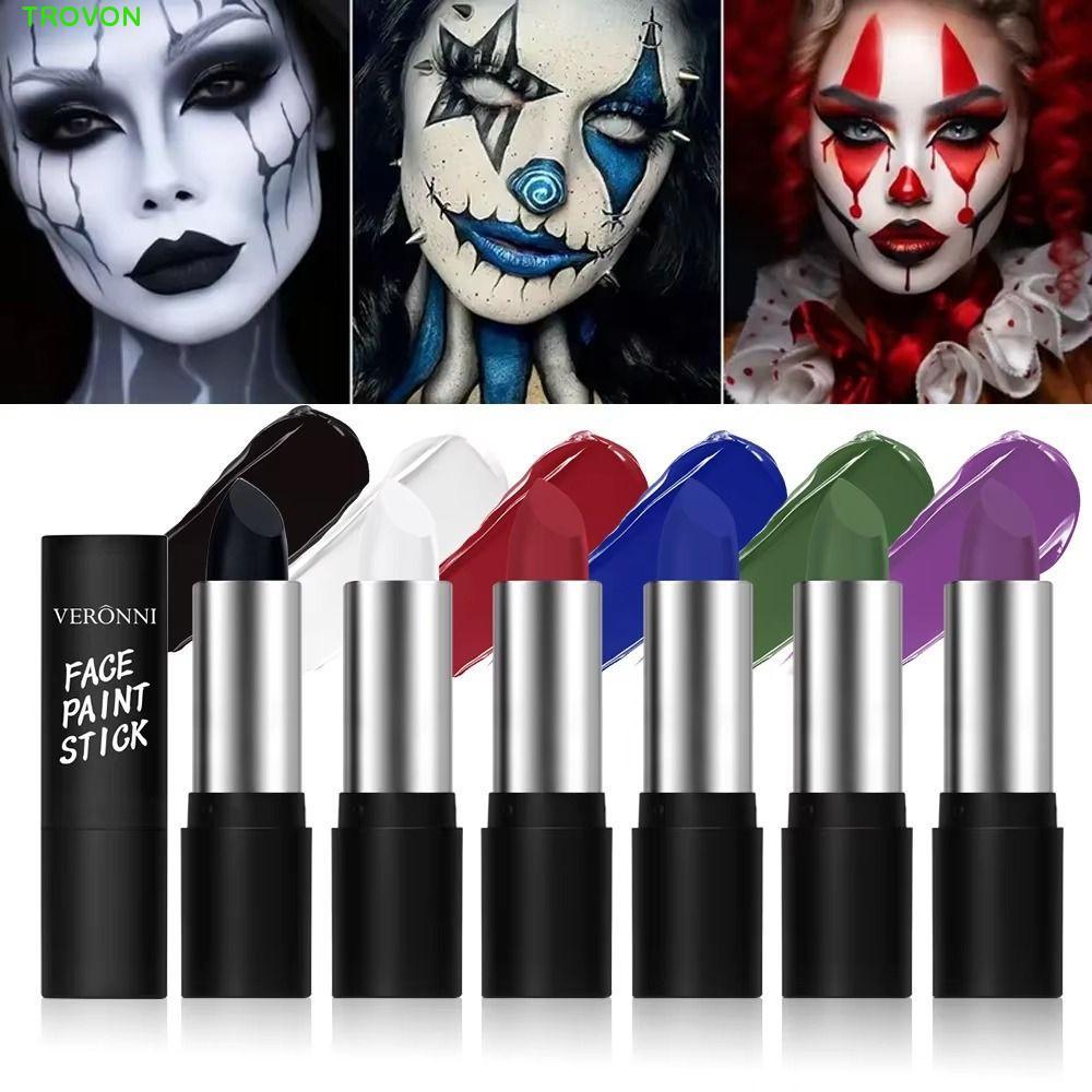 TROVON Body Art Paint Stick, Face & Body Paint Quick-Dry Halloween Face Painting Stick, Painting Sti