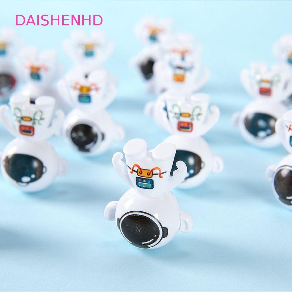 DAISENHD 10 Chiếc Đồ Chơi Tumbler Mini Đảo Ngược, Giảm Áp Lực Xoay Spaceman Phi Hành Gia Để Bàn Baub