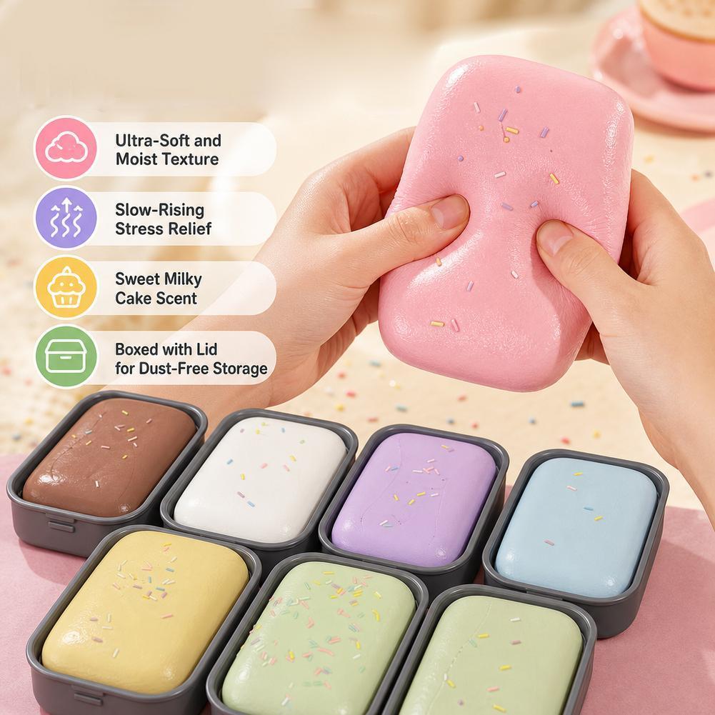 [HẤP DẪN] Bánh đóng hộp siêu ướt mềm mại Đồ chơi mực Đồ chơi khoai lang Pinch Giải nén Đồ chơi cứu t