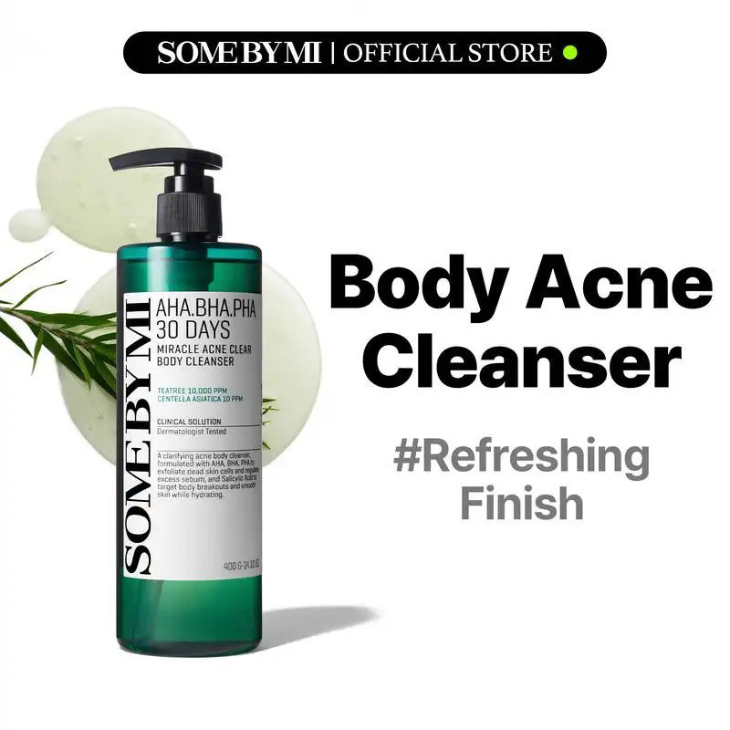 [MỘT SỐ CỦA MI] AHA BHA PHA 30 Days Miracle Acne Removal Body Cleaning Lotion 13,5oz-Món tẩy tế bào 