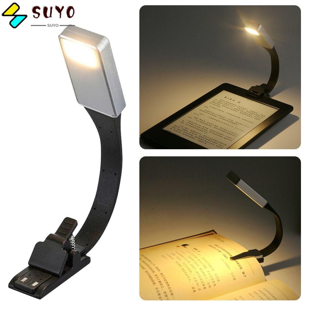 Đèn sách SUYO USB có thể sạc lại Bảo vệ mắt Kindle eBook Readers Đèn ngủ