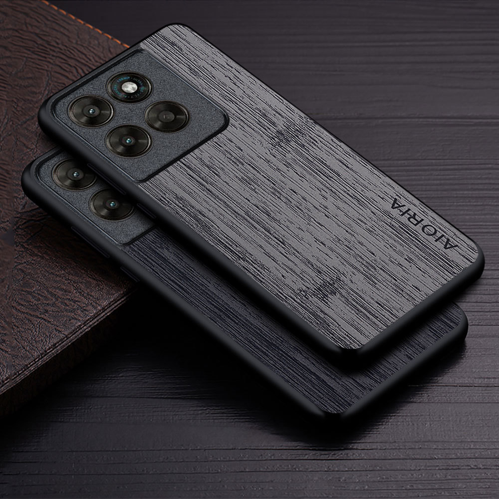 Ốp Lưng Cho Motorola Moto G77 G37 G17 Hạt Gỗ Thẳng Giả Da Điện Thoại Funda Cho Moto G37 Ốp Lưng Capa