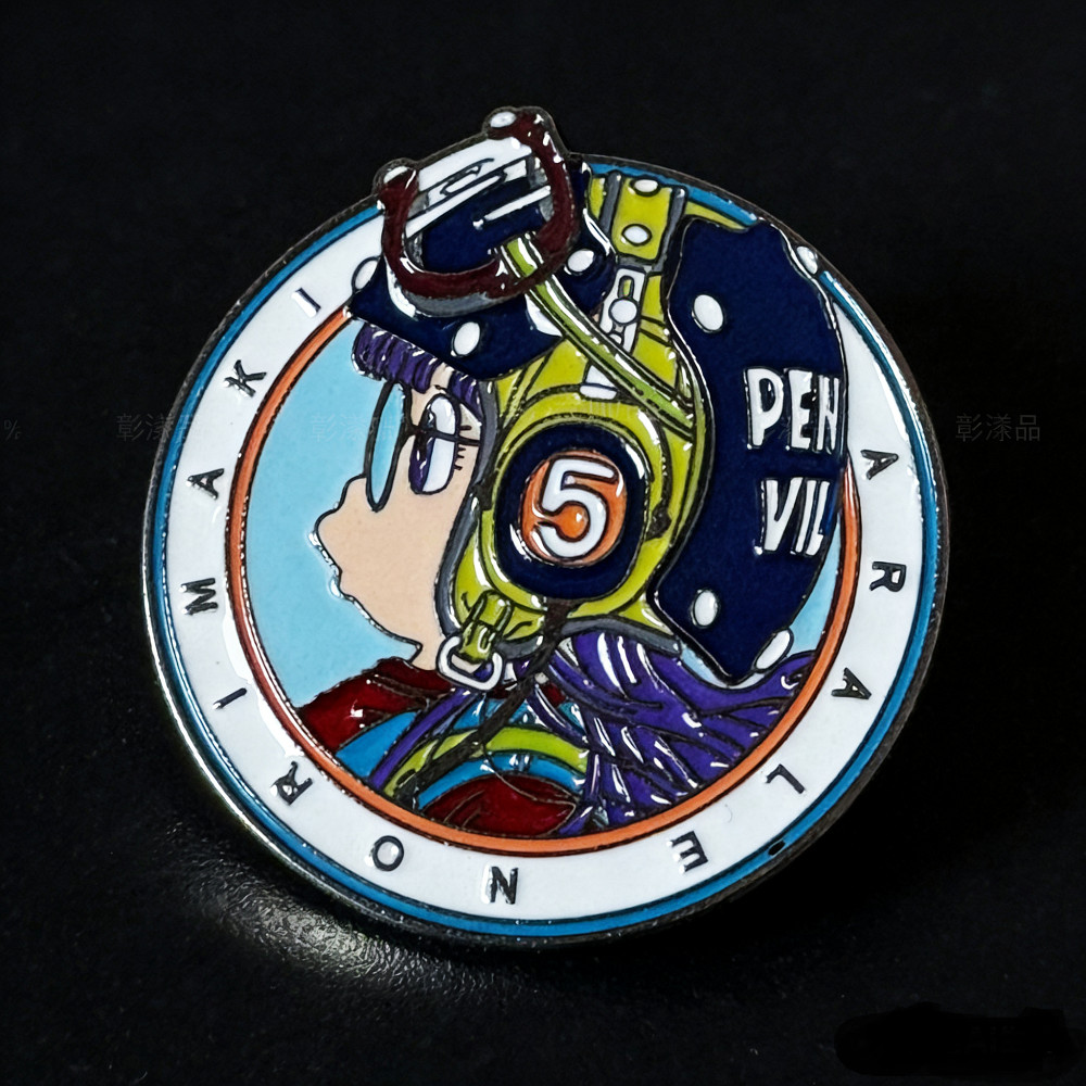 Dragon Ball IQ Tiến sĩ Robot Alale Huy Hiệu Kim Loại Anime Thổ Cẩm Túi Đi Học Mũ Phụ Kiện Pin Akira 