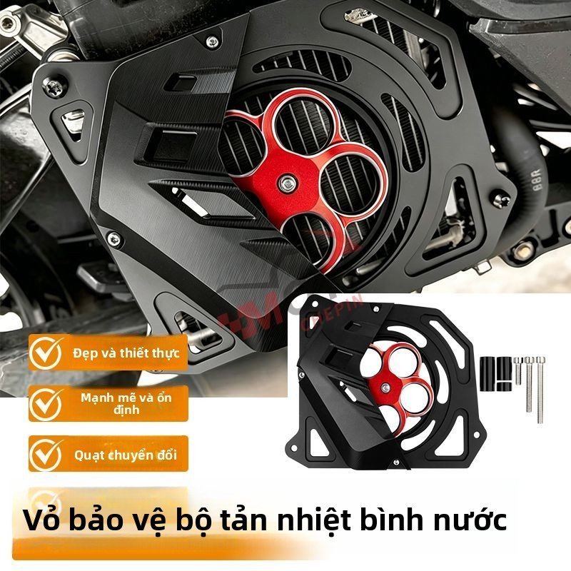 Ốp gió két nước tản nhiệt cho xe BWS FORCE 2.0 AUGUR phụ kiện độ xe bền đẹp
