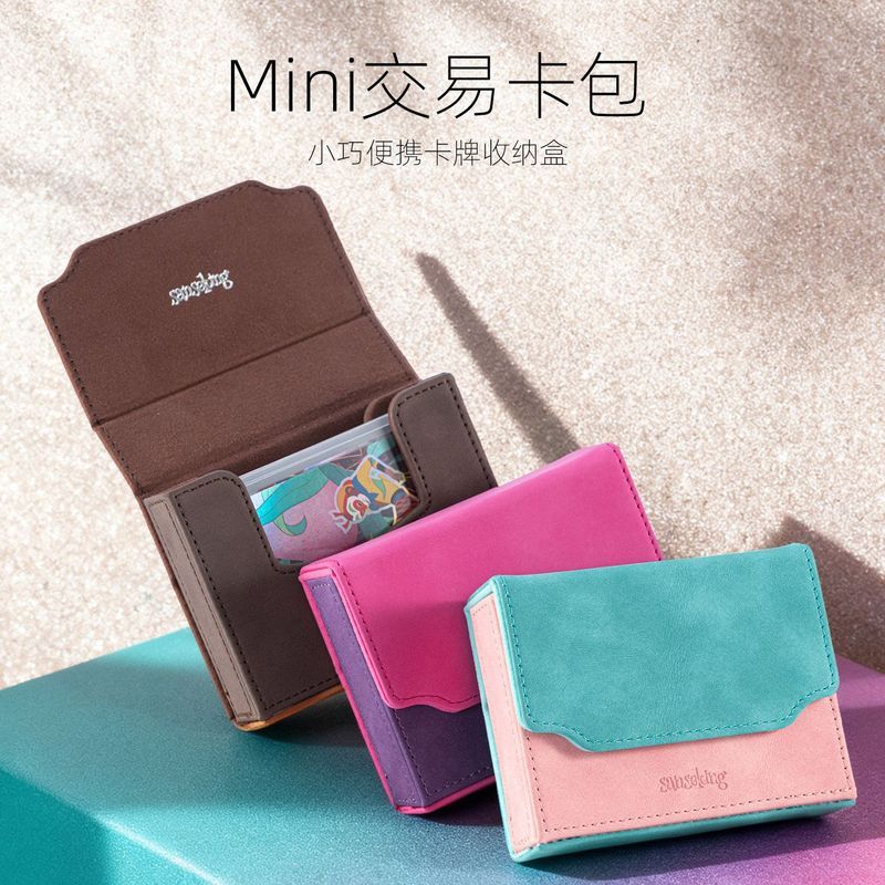 Sanseking Di Động Bỏ Túi Hộp Đựng Thẻ Bộ Sưu Tập Hộp Đựng Thẻ Giao Dịch TCG Dung Tích Nhỏ Hộp Nạp Th