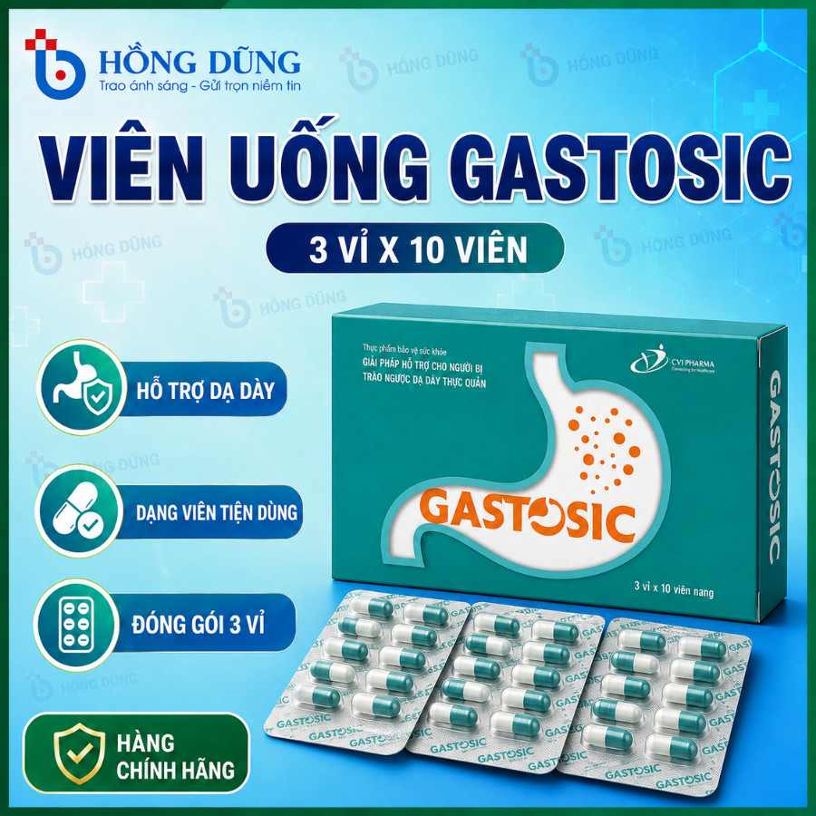 Gastosic Giải Pháp Cho Trào Ngược Dạ Dày Thực Quản Ngăn Ngừa Tái Phát