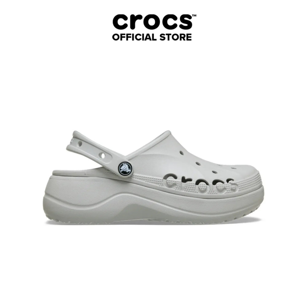 [ĐỘC QUYỀN SÀN TMĐT] Giày Clog Nữ Crocs Baya Platform - Pearl - 208186-101