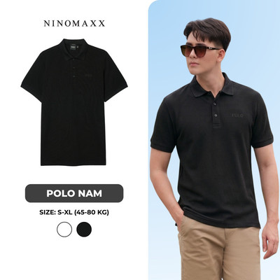Áo Polo Nam Cao Cấp Ninomaxx Màu Basic Form Travel Fit DENSECOTTON Thấm Hút Giữ Form Tốt 2505003