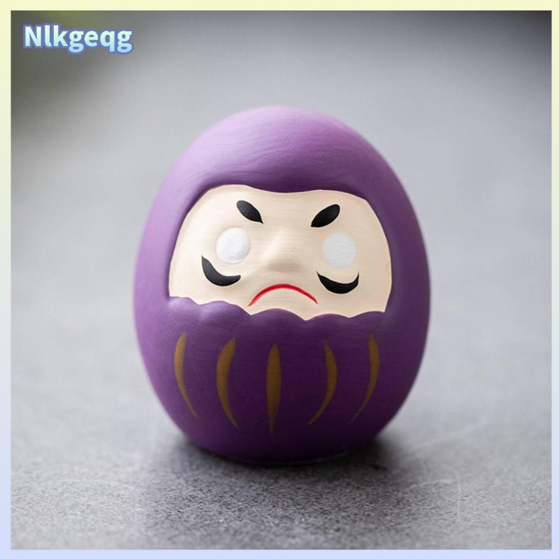 [nlkgeqg] Tượng Daruma Búp bê Daruma phong cách hoạt hình Búp bê Daruma Tượng gốm trang trí trang tr