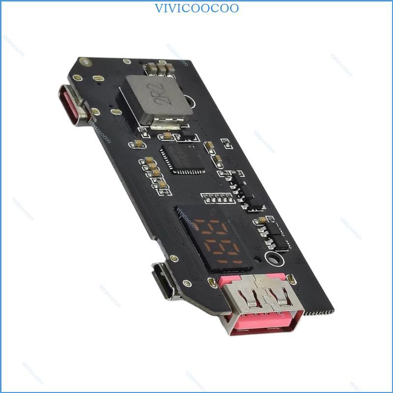 Mô-đun mạch điều khiển VIVI IP5356 với bố trí và màn hình sạc đa cổng