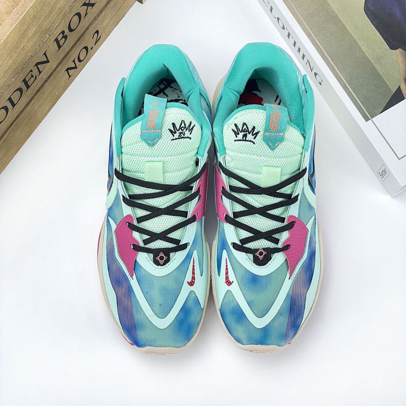 Mùa Xuân Hè Irving 5 Tie-Dye Xanh Thấp Cắt Full Palm Air Cushion Chống Sốc Thoáng Khí Nam