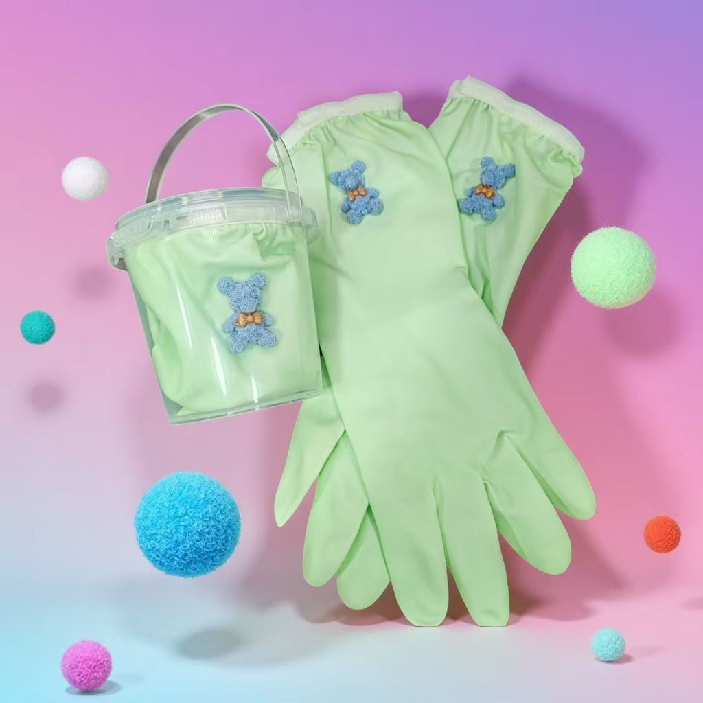 CH~Children's latex gloves, mini rubber gloves for kids to wash dishes, wash clothes, do housework, 
