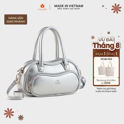 Túi Yuumy (Thời trang nữ thiết kế dáng vòm cá tính - Túi xách da Glossy YTX88) Bagsmart