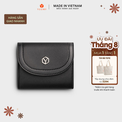Ví Yuumy (Thời trang nữ dáng ngắn nhỏ gọn xinh xắn - Ví da Seasand YV105)