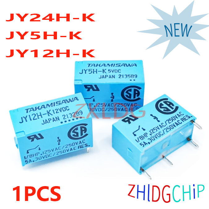 1 CÁI hoàn toàn mới JY24H-K JY5H-K JY12H-K Fujitsu Kagaoka Relay 4 chân Nhóm thường mở 24VDC