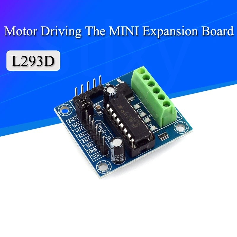 Lái xe động cơ Stlxy L293D Bảng mở rộng MINI L293D Mô-đun điều khiển động cơ Tiểu cầu