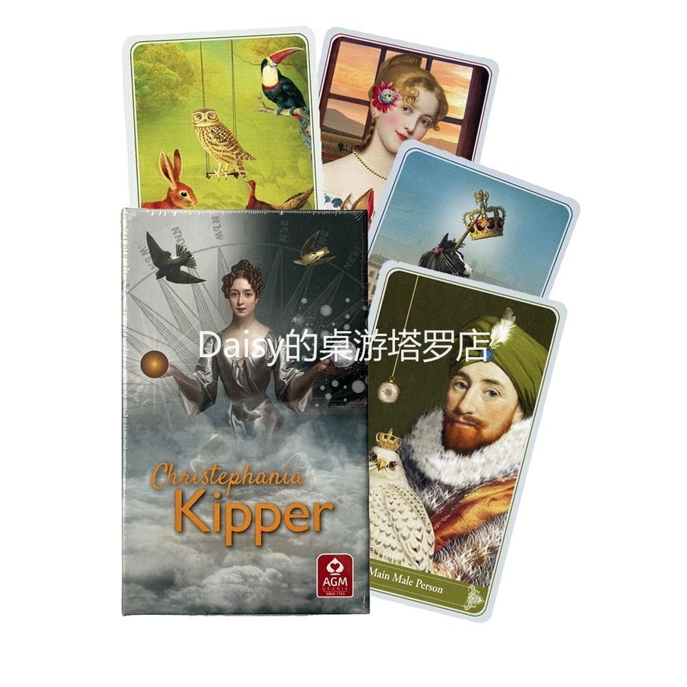 10.4 * 7.3cm Christephania Kipper Trò chơi bảng tiếng Anh Trò chơi bài Christephania Kipper