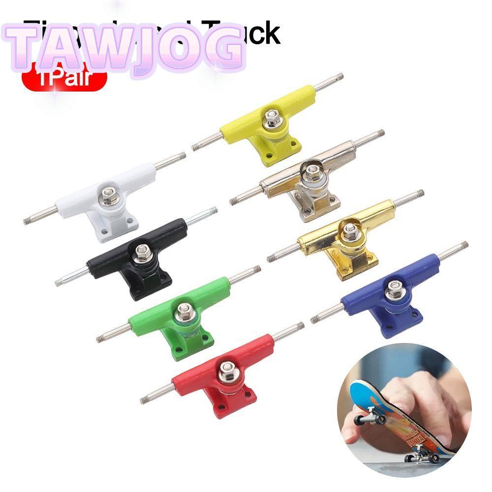 TAWJOG 1 Cặp Giá đỡ sàn chịu lực, Với đai ốc Mô hình Fingerboard Truck, Bu lông xe tải Mini 32mm Ngó