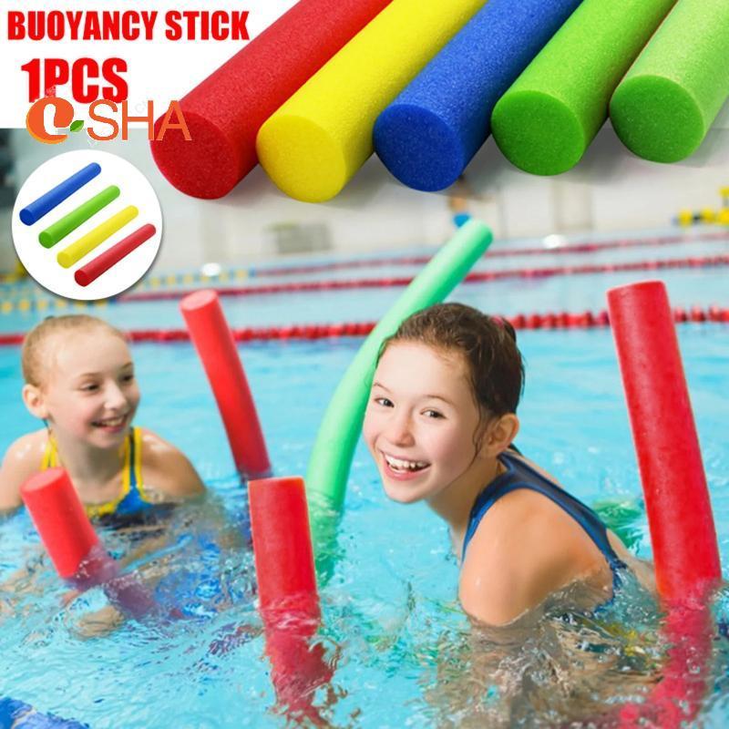 [LSHA] 65x1500 / 75x1500Swimming Pool Foam Noodle Float Aid Swim Noodles Ring Phao Sti Màu Ngẫu Nhiê