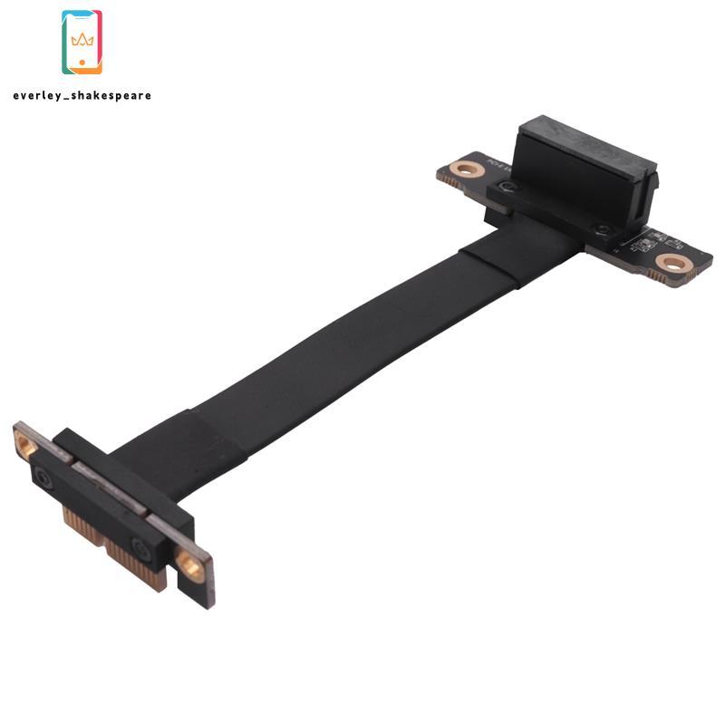 Cáp nâng PCIE X1 Dual 90 độ Góc phải PCIe 3.0 X1 sang X1 Cáp nối dài 8Gbps PCI Express 1X Riser Card